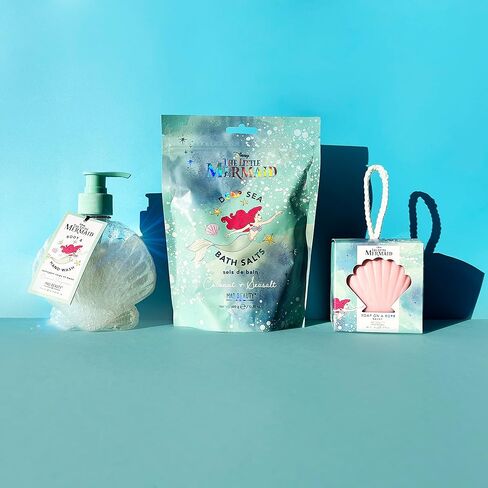 MAD Beauty Disney The Little Mermaid Soap On A Rope, Shell-Shaped, Irresistible Beachy Coconut & Sea Salt Fragrance, Great Gift, Guest Bathroom, Cute, Adorable in Kuwait