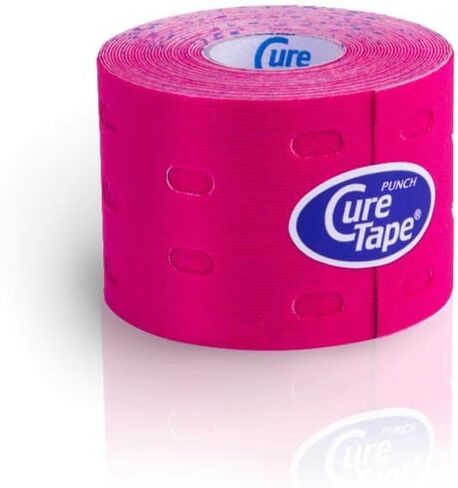 CureTape® Punch Beige | Perforated Kinesiology Tape | More Stretch & Ventilation| k Tape for Joint, Knee, Ankle & Shoulder Pain | Kinesiology Tape for Physical Therapy | Waterproof Medical Tape in Saudi Arabia