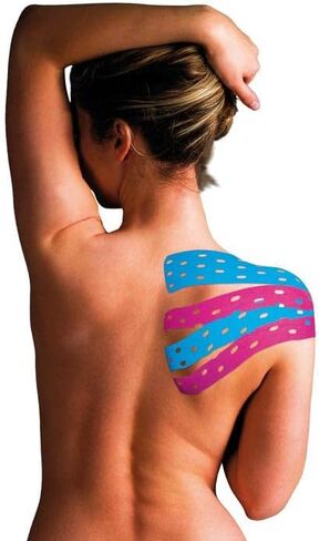 CureTape® Punch Pink | شريط علم الحركة المثقوب | المزيد من التمدد والتهوية| شريط ك لآلام المفاصل والركبة والكاحل والكتف | شريط علم الحركة للعلاج الطبيعي | شريط طبي مقاوم للماء in Kuwait