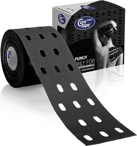 CureTape® Punch Beige | Perforated Kinesiology Tape | More Stretch & Ventilation| k Tape for Joint, Knee, Ankle & Shoulder Pain | Kinesiology Tape for Physical Therapy | Waterproof Medical Tape in Saudi Arabia