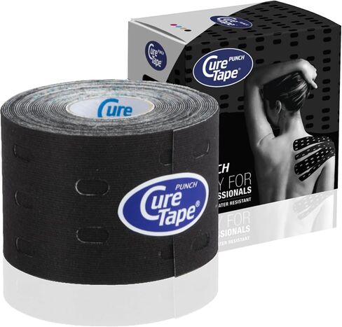 CureTape® Punch Beige | Perforated Kinesiology Tape | More Stretch & Ventilation| k Tape for Joint, Knee, Ankle & Shoulder Pain | Kinesiology Tape for Physical Therapy | Waterproof Medical Tape in Saudi Arabia