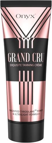 Onyx Grand Cru Tanning Lotion for Tanning Beds - Tan Accelerator with No Bronzer - Ultra Light Formula for Streak-Free Results - Tattoo & Color Fade Protection - Tanning Bed Lotion for Intense Moisturizing Skin in Saudi Arabia