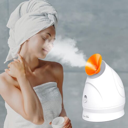 YourMate Facial Steamer Plus Nano Ionic Face Steamer Warm and Cool Mist Humidifier for Spa Sinuses Moisturizing, Homeuse or Salon in Saudi Arabia