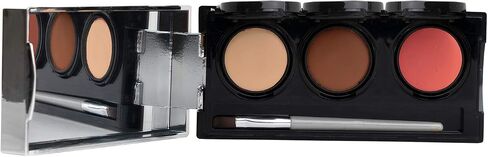 Dermaflage Tattoo Cover Up Bruise Full Coverage Concealer - Waterproof, Smudge & Sweat Proof Body Concealer Cream Palette Pro SFX - 3 Color Shades for Scars, Acne (Bronze) in Kuwait