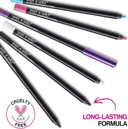 wet n wild Eyeliner Pencil On Edge Longwearing Matte Eye Liner, Long Lasting, Smudge Proof, Fade Resistant, Highly Pigmented, Creamy Smooth Soft Gliding, Blue Sapphire Ice in Saudi Arabia