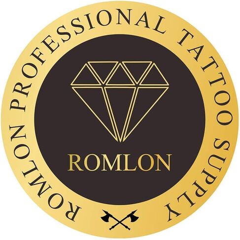Romlon Tattoo Kit - Complete Tattoo Pen Kit Rotary Tattoo Machine Pen LED Power Supply 40Pcs Cartridges Needles Foot Pedal Skin Practice Tattoo Accessories for Beginners and Tattoo Artists in Saudi Arabia