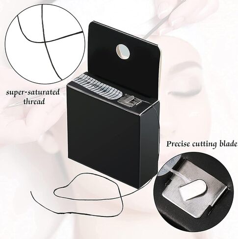 Permanent Eyebrow Makeup Tattoo Machine Kit with 15pcs Mixed Cartridges Needles for Shading Eyeliner Lip Microshading (Black) in Saudi Arabia