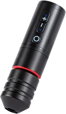 Ambition Ninja Pro Tattoo Machine with Coreless Motor - Rotary Cartridge Tattoo Pen with 2400mAh Power Supply Digital LCD Display for Professionals and Beginners Tattoo Artists in Saudi Arabia