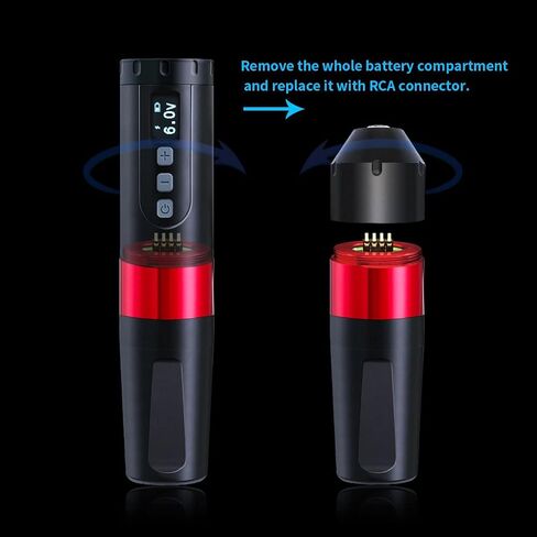 BRONC V2 Tattoo Machine Rotary Pen Style Supply Coreless Motor 2,000mAh Battery Power (Blue) in Kuwait