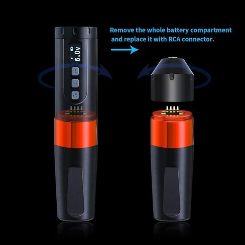 BRONC V2 Tattoo Machine Rotary Pen Style Supply Coreless Motor 2,000mAh Battery Power (Blue) in Kuwait