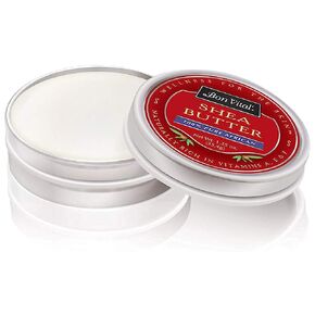 Bon Vital' 100% Pure African Shea Butter, Repair Dry & Damaged Skin, Moisturizer to Reduce Appearance of Stretch Marks, Add Essential Oils for a Custom Skin Repair Cream, 1.25 Ounce Tin