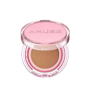 AMUSE Dew Power Vegan Cushion 04 TAN | VEGAN CUSHION FOUNDATION | SKIN COVER CUSHION, CLEAN BEAUTY, DRY AND SENSITIVE SKIN