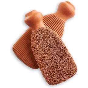 جلدن تري فرشاة تنظيف القدم تيراكوتا ذات وجهين (مجموعة من قطعتين) in Kuwait