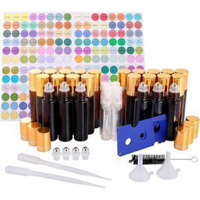 10ml Essential Oil Roller Bottle (24 Pack)