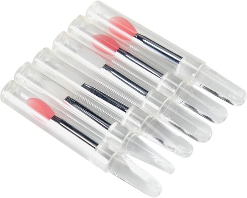 TEONEI Mini Silicone Lip Brush with Cap,Lipstick Applicator Brushes,Multifunction Makeup Brushes,Lip Gloss Wands Cosmetic Tool,6Pcs in Saudi Arabia
