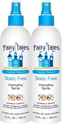 Fairy Tales Tangle Tamer Detangling Spray for Kids - Ultra Moisturizing and Anti Frizz Protection - Paraben Free, Sulfate Free - 12 Oz in Kuwait
