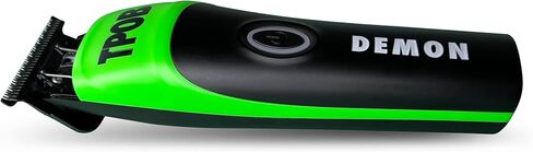 ماكينة تشذيب شعر اللحية TPOB Demon مع XXX Goblin Blade 10,000 دورة في الدقيقة للرجال، ماكينة تشذيب الشعر الاحترافية بدون فجوة، ماكينة تشذيب اللحية الكهربائية القابلة لإعادة الشحن (أسود) in Kuwait