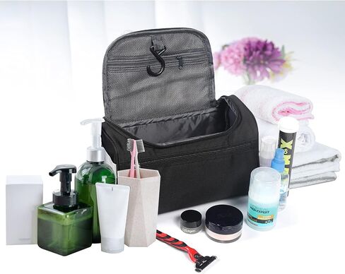 مجموعة أدوات العناية الشخصية للرجال من MIFASOO مجموعة أدوات العناية الشخصية للحمام مع ملحقات سفر بخطاف وأدوات العناية الشخصية وحلاقة الحمام والمكياج in Kuwait