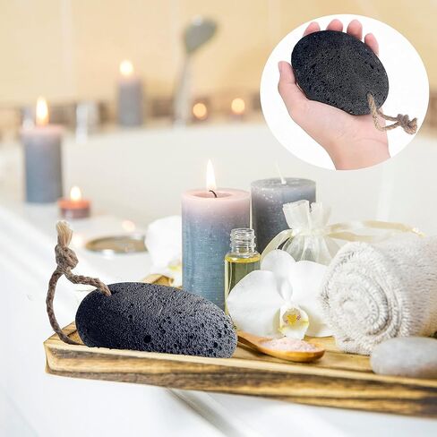 Foot Pumice Stone by VNI Stone - Natural Earth Lava Pumice Stone for Feet callus removal- Callus Warts Corn Removal - Pedicure Exfoliator for Dry Dead Skin, Heels, Palm - Healthy Foot Care Scrubber in Saudi Arabia