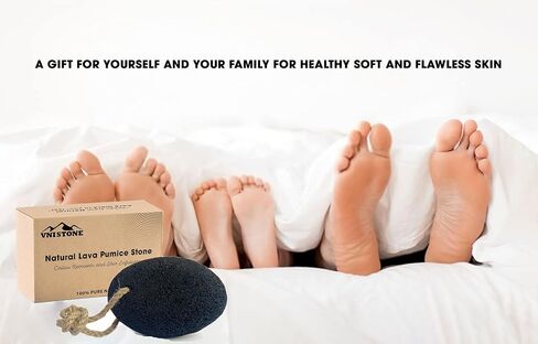 Foot Pumice Stone by VNI Stone - Natural Earth Lava Pumice Stone for Feet callus removal- Callus Warts Corn Removal - Pedicure Exfoliator for Dry Dead Skin, Heels, Palm - Healthy Foot Care Scrubber in Saudi Arabia