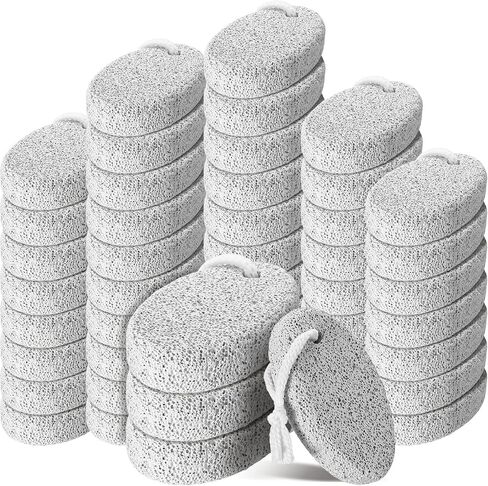 لونسوير 50 قطعة من حجر الخفاف للقدمين، ادوات باديكير لافا طبيعية لتقشير القدم وازالة مسامير القدم واليدين، حجر الخفاف لازالة الجلد الميت والكعوب والمرفقين واليدين in Kuwait