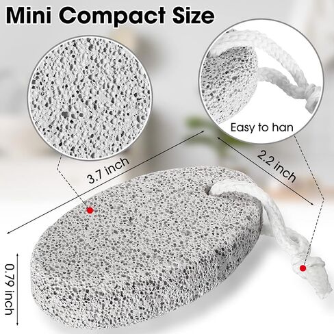 لونسوير 50 قطعة من حجر الخفاف للقدمين، ادوات باديكير لافا طبيعية لتقشير القدم وازالة مسامير القدم واليدين، حجر الخفاف لازالة الجلد الميت والكعوب والمرفقين واليدين in Kuwait