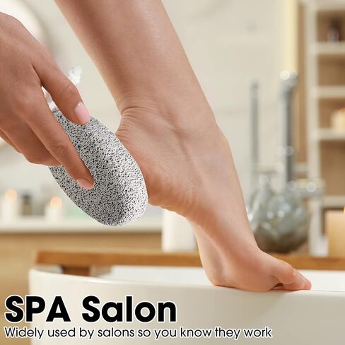 لونسوير 50 قطعة من حجر الخفاف للقدمين، ادوات باديكير لافا طبيعية لتقشير القدم وازالة مسامير القدم واليدين، حجر الخفاف لازالة الجلد الميت والكعوب والمرفقين واليدين in Kuwait