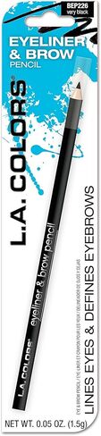 L.A. Colors 7" Eyeliner & Brow Pencil, Black Brown, 1 Count (CBEP227) in Kuwait