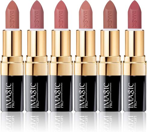 CCbeauty Matte Liquid Lipstick Set 6 Colors Velvet Smooth Lip Stick Waterproof Long Lasting Pigmented Non-Stick Cup Not Fade Pink Lip Makeup Mothers Valentine's Day Gift Sets for Her Women in Saudi Arabia