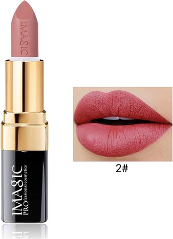 CCbeauty Matte Liquid Lipstick Set 6 Colors Velvet Smooth Lip Stick Waterproof Long Lasting Pigmented Non-Stick Cup Not Fade Pink Lip Makeup Mothers Valentine's Day Gift Sets for Her Women in Saudi Arabia