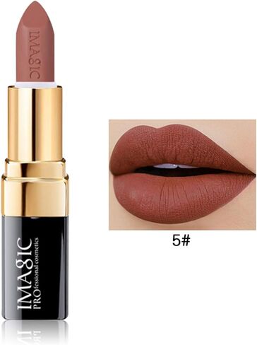 CCbeauty Matte Liquid Lipstick Set 6 Colors Velvet Smooth Lip Stick Waterproof Long Lasting Pigmented Non-Stick Cup Not Fade Pink Lip Makeup Mothers Valentine's Day Gift Sets for Her Women in Saudi Arabia