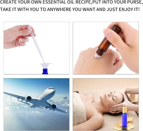10ml Essential Oil Roller Bottle (24 Pack) in Kuwait