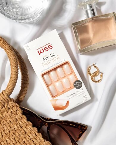 KISS Salon Acrylic Nude 28 Nails (6 PACK, KAN03) in Saudi Arabia