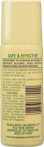 Alvera All Natural Roll-On Deodorant, Aloe Herbal, 3 Fluid Ounce in Saudi Arabia