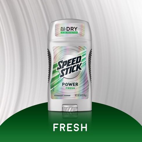 Speed Stick Power Antiperspirant Deodorant, Fresh, 3 Ounce (Pack of 6) in Saudi Arabia