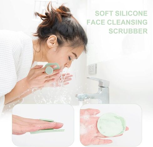 فرشاة شامبو لتدليك فروة الرأس من إيميك، منظف فروة الرأس لإزالة القشرة، فرشاة مقشر فروة الرأس مع السيليكون الناعم، مدلك فروة الرأس لنمو الشعر، فرشاة استحمام لفروة الرأس الجافة والرطبة، باللون الأخضر in Kuwait