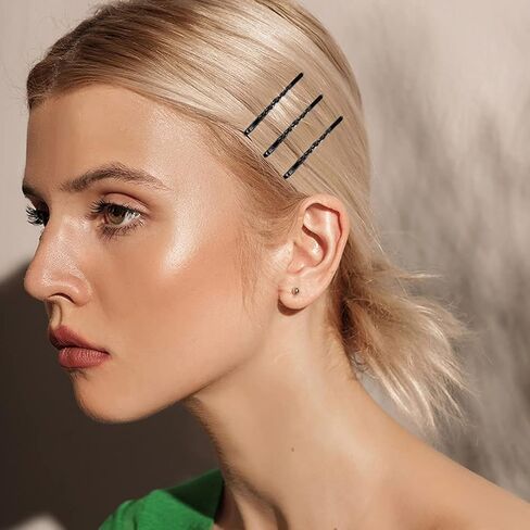 200Pcs Hair Pins Kit,Bobby Pins and U Shaped Hair Pins Bun Hair Pins for Women Girls with Storage Box Wedding Hairstyles (Black,2Inch) in Saudi Arabia
