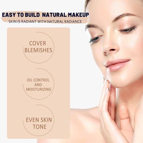 كريم ZHISHUDL لضبط لون البشرة، مرطب لتصحيح اللون، عامل حماية من الشمس SPF 50، ضبط ذاتي للبشرة الناضجة، مستحضرات برايمر قبل المكياج، كريم أساس CC لتفتيح لون البشرة - لون طبيعي in Kuwait