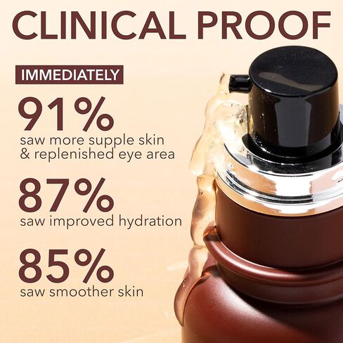 دكتور دينيس جروس ريتينول المتقدم + مصل تصحيح العين الثلاثي الفيروليك: بشرة مشدودة، تعزز الترطيب، تقلل مظهر التجاعيد والتجاعيد، 0.5 أونصة in Kuwait