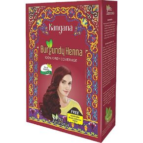 Burgundy Henna Powder for 100% Grey Coverage - Natural Henna Powder for Hair Dye/Color - 5 pouches inside- Total 50g (1.8 Oz) in Saudi Arabia