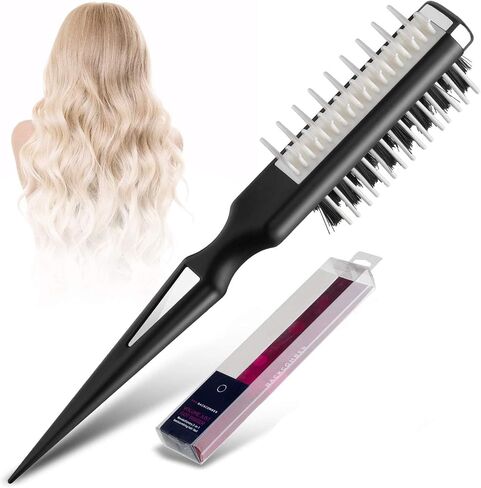 Hair Style Comb, Portable Hair Styling Comb, Hair Shark Comb Instant, Multifuncional tease Combing Brush with Shark Back Two-sided Design Instant Hair Volumizer for Hairdressing Women Men in Saudi Arabia