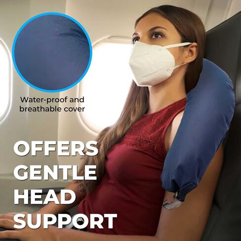 وسادة رقبة طويلة من MOBB Luna مقاس 28 بوصة للسفر ودعم الذراع والرأس in Kuwait