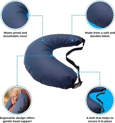 وسادة رقبة طويلة من MOBB Luna مقاس 28 بوصة للسفر ودعم الذراع والرأس in Kuwait