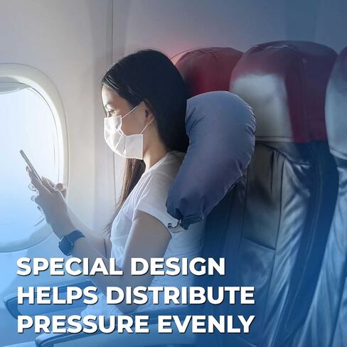 وسادة رقبة طويلة من MOBB Luna مقاس 28 بوصة للسفر ودعم الذراع والرأس in Kuwait