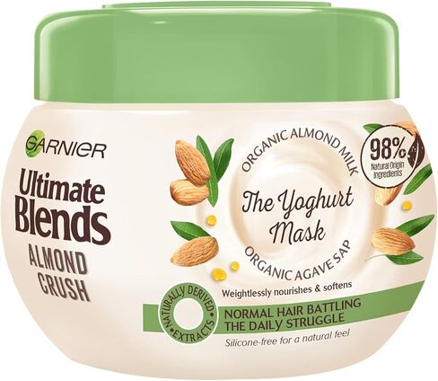 شامبو ألتيميت بليندز من غارنييه | التغذية اليومية اللوز وحليب اللوز والأغاف للشعر العادي | 360 مل | عبوة من 6 قطع in Kuwait