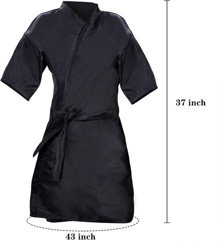 2 Pieces Salon Robes Smock for Clients Waterproof Hairdressing Gown Salon Cape in Saudi Arabia