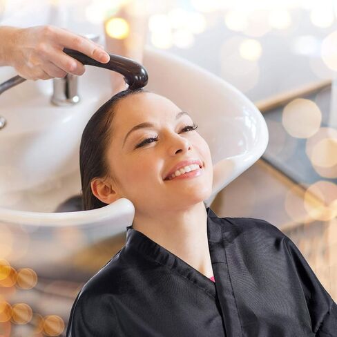 2 Pieces Salon Robes Smock for Clients Waterproof Hairdressing Gown Salon Cape in Saudi Arabia