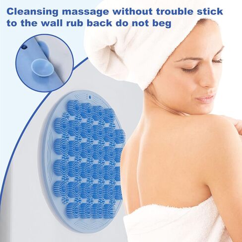 وسادة تدليك للاستحمام، فرشاة تدليك للظهر والقدم للاستحمام، فرشاة تدليك من السيليكون مع اكواب شفط، حصيرة غسل القدم في الحمام، فرشاة تقشير الجلد الميت للقدم in Kuwait