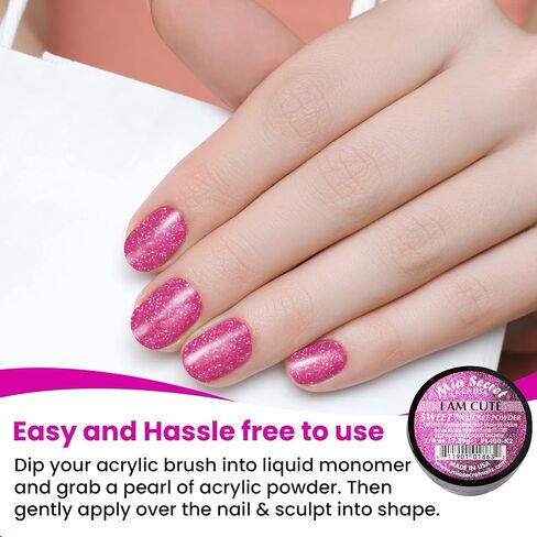 Mia Secret -Sweet Nail Acrylic Powder collection set of 6 in Saudi Arabia
