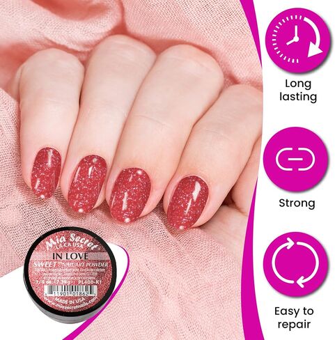 Mia Secret -Sweet Nail Acrylic Powder collection set of 6 in Saudi Arabia
